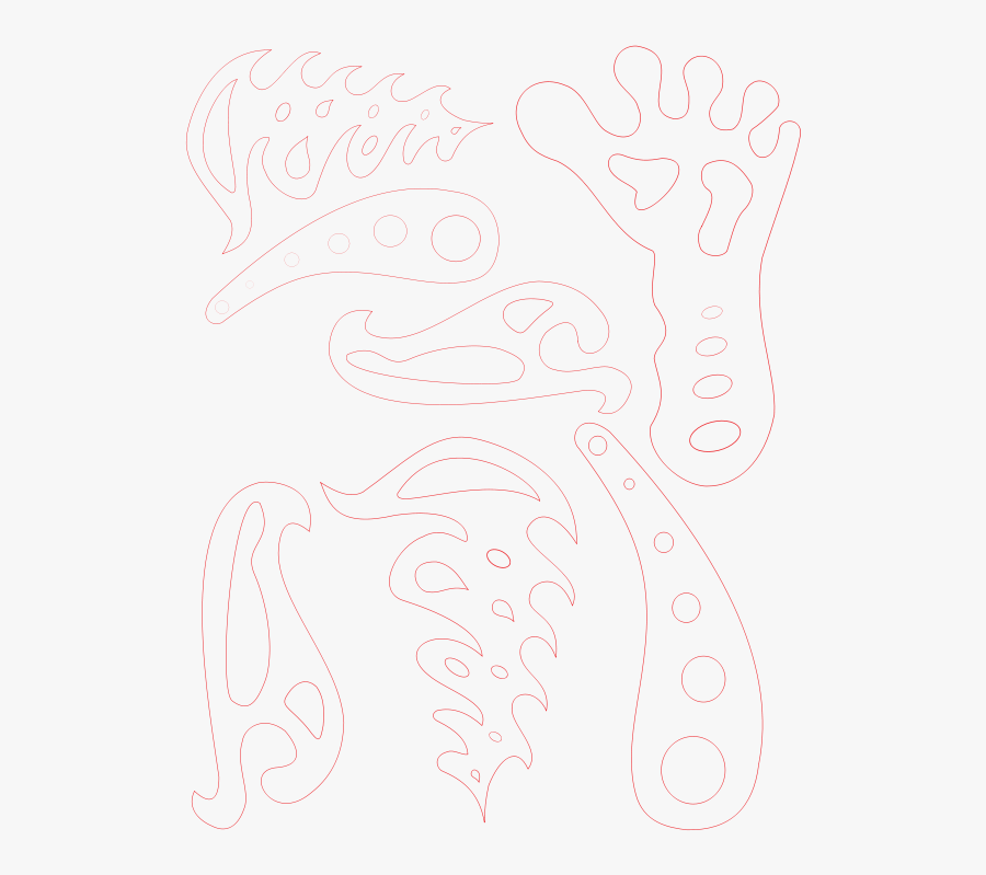 Airbrush Stencils - Sketch, Transparent Clipart