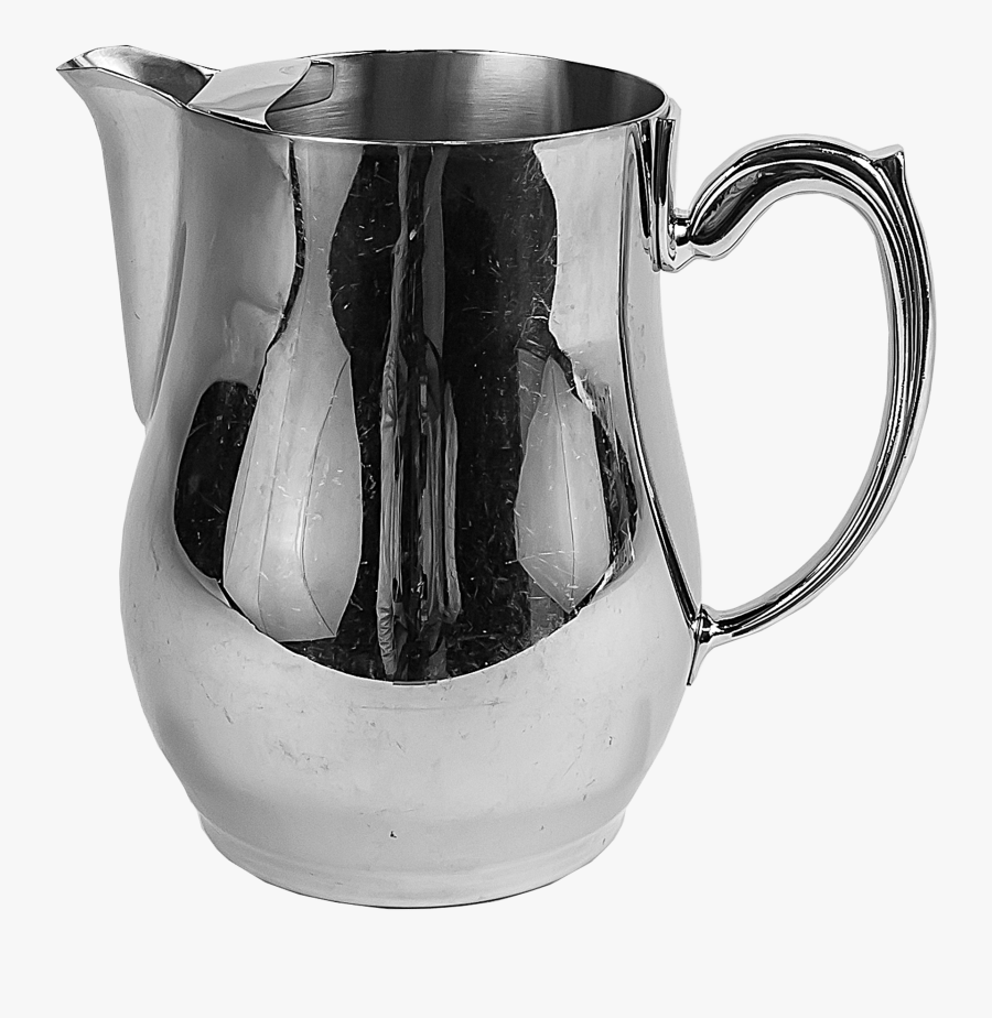 Silver Water Pitcher - Silver Water Jug Image Png, Transparent Clipart