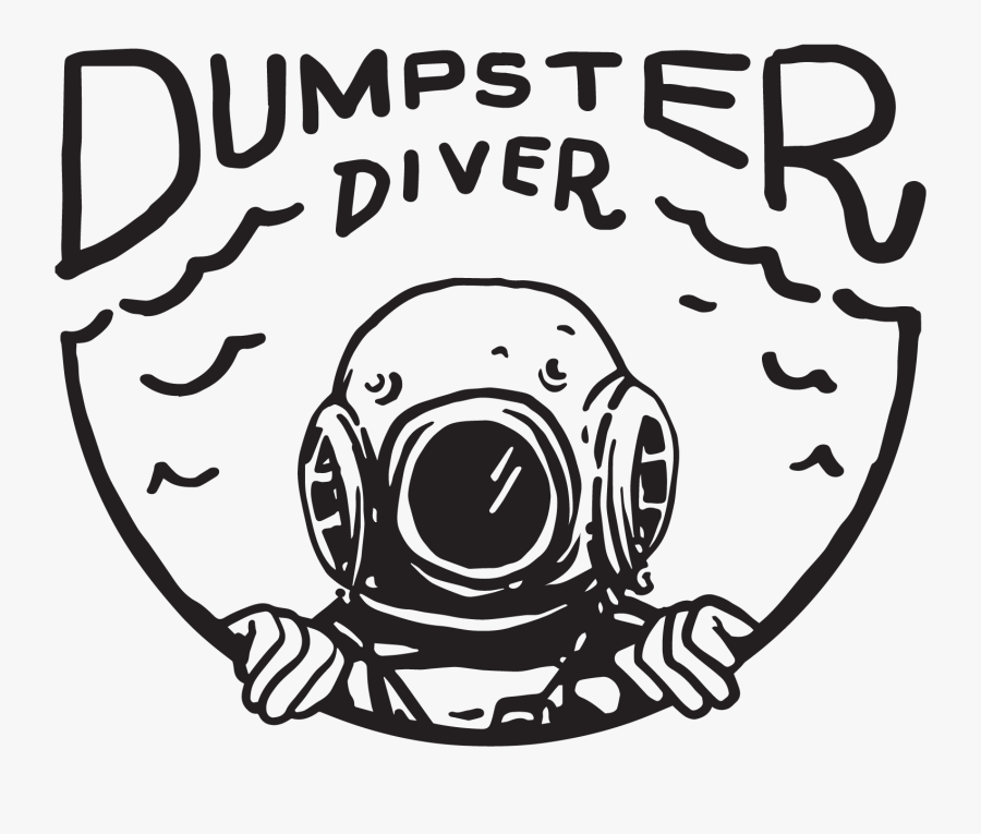 Dumpster Diver Logo, Transparent Clipart