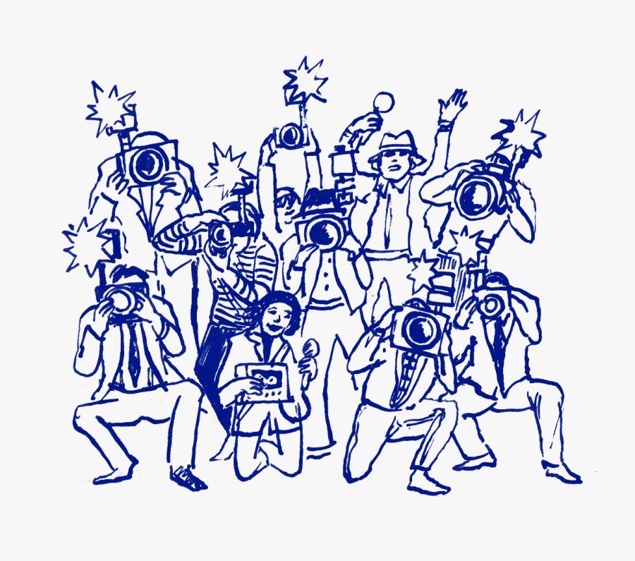 Molly Moon"s World - Paparazzi Drawing, Transparent Clipart