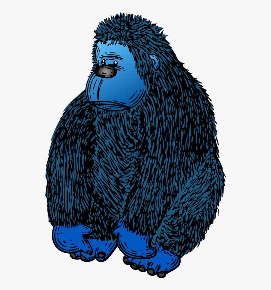 Cartoon Gorilla Clipart Art, Transparent Clipart