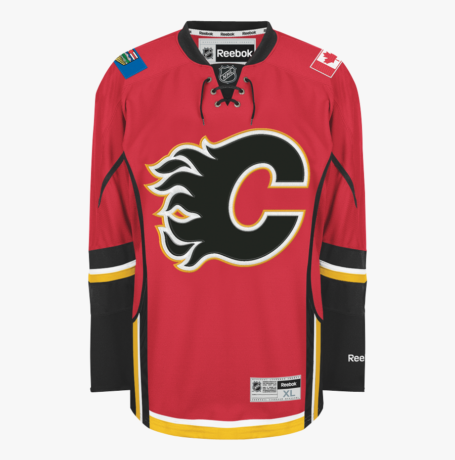 Calgary Flames Adidas Jersey, Transparent Clipart