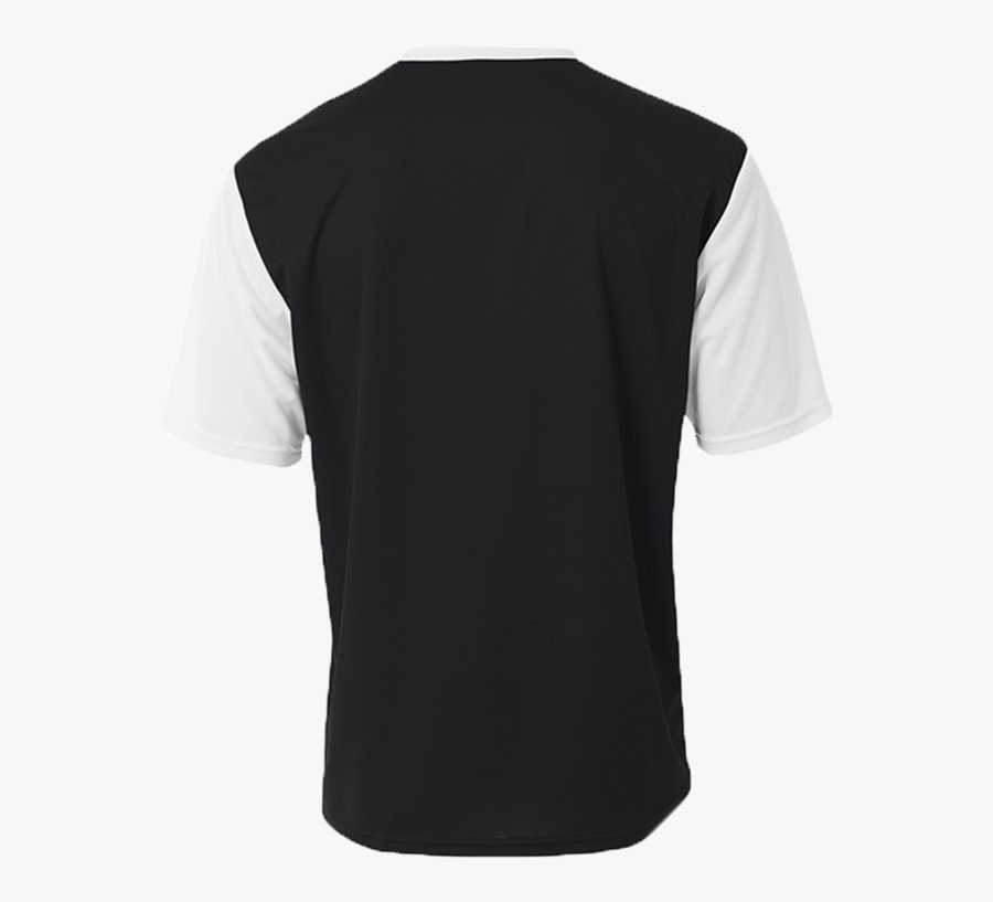 Mens Legend Soccer Jersey N3016 Black White - Active Shirt, Transparent Clipart