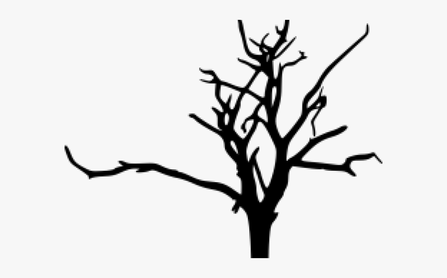 Simple Tree Silhouette - Simple Silhouette Of A Tree, Transparent Clipart