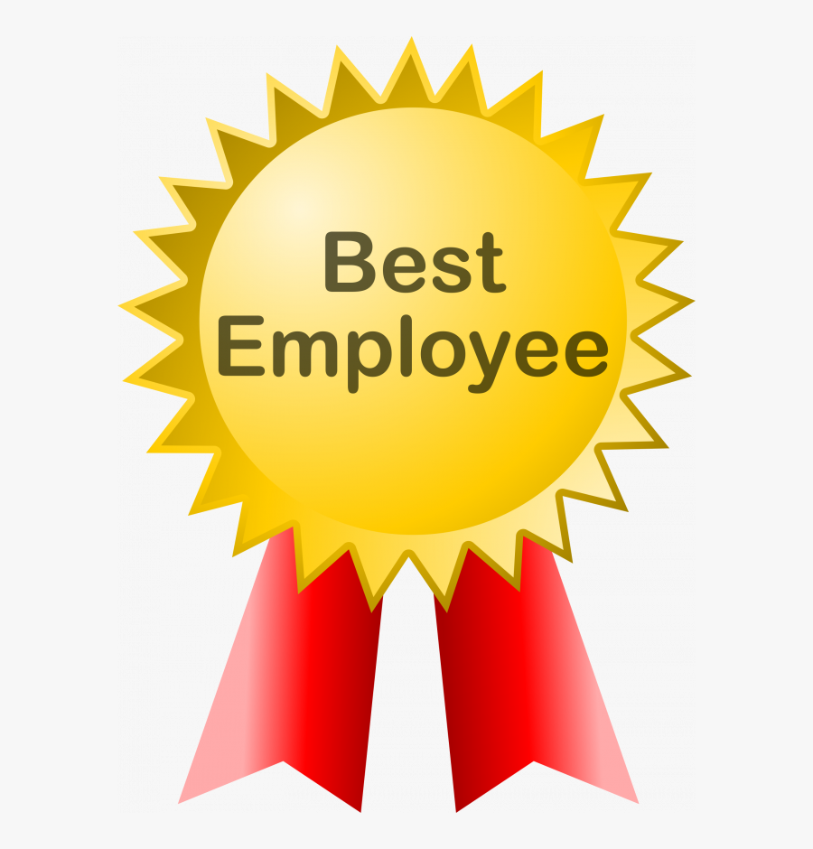 Transparent Badge Vector Png - Best Employee, Transparent Clipart