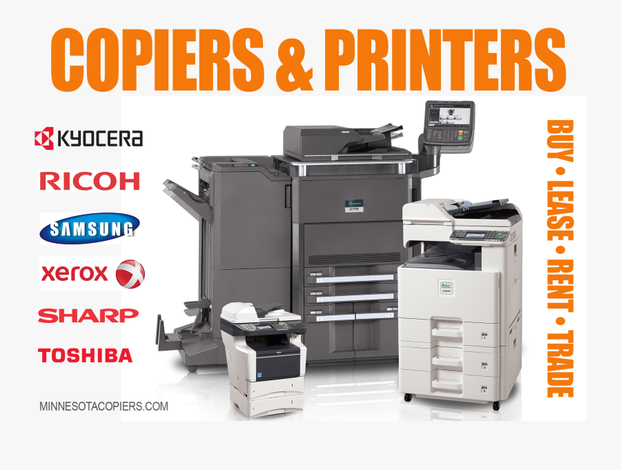 Transparent Xerox Png - Copier Sale And Rental Services, Transparent Clipart