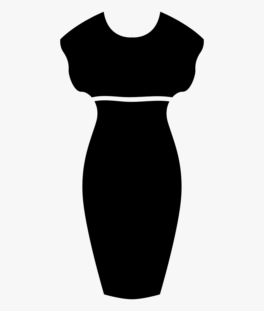Female Sexy Dress Silhouette Svg Png Icon Free Download - Dress, Transparent Clipart