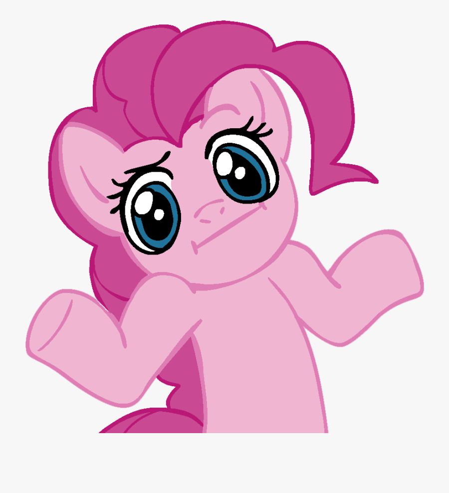 #565440 - Artifact, Artist - Megasweet, - I, Looking - Pinkie Pie Shrug Png, Transparent Clipart