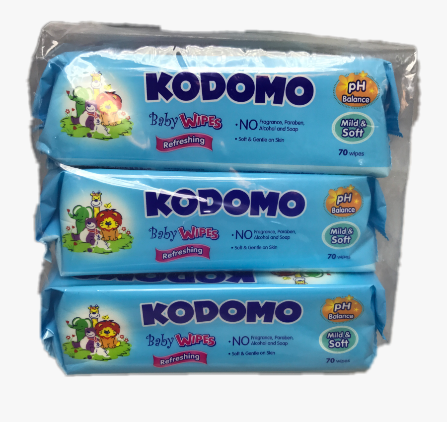 Kodomo Baby Wipes Refreshing 3x70"s - Kodomo, Transparent Clipart