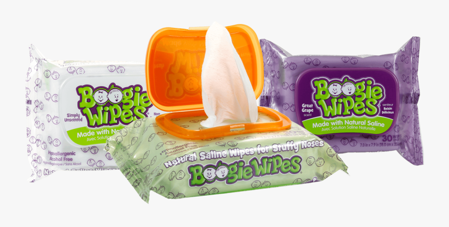 What Are Boogie Wipes® Saline Nose Wipes - Boogie Wipes Gentle Saline Wipes Unscented, Transparent Clipart