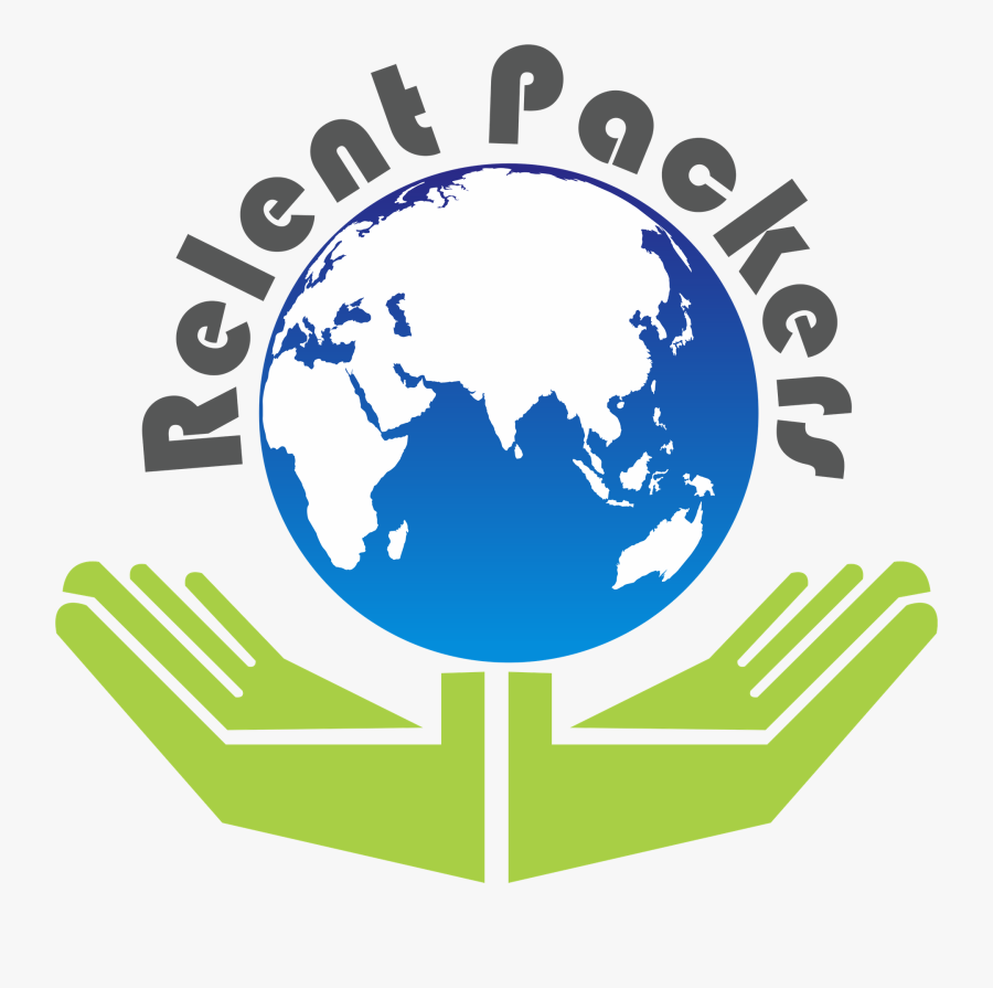 Relent Export Packers And Movers - Earth Icon Black And White, Transparent Clipart