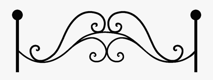 Vinilo Cabecero Vintage Central - Line Art, Transparent Clipart