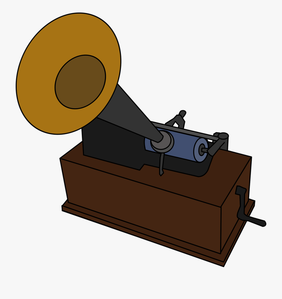 Angle,line,technology - Phonograph Clipart Png, Transparent Clipart
