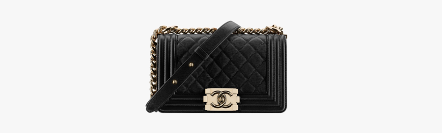 Grained Fashion Tote Bag Handbag Chanel Clipart - Chanel Boy Small Web, Transparent Clipart