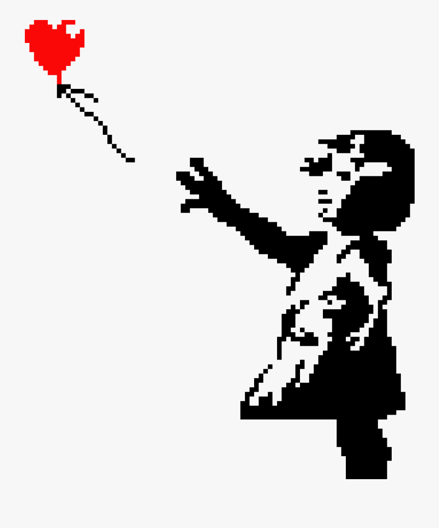 Pixel Art Maker - Banksy Pixel Art, Transparent Clipart