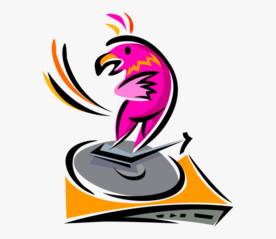 Record With Macaw Clipart , Png Download, Transparent Clipart