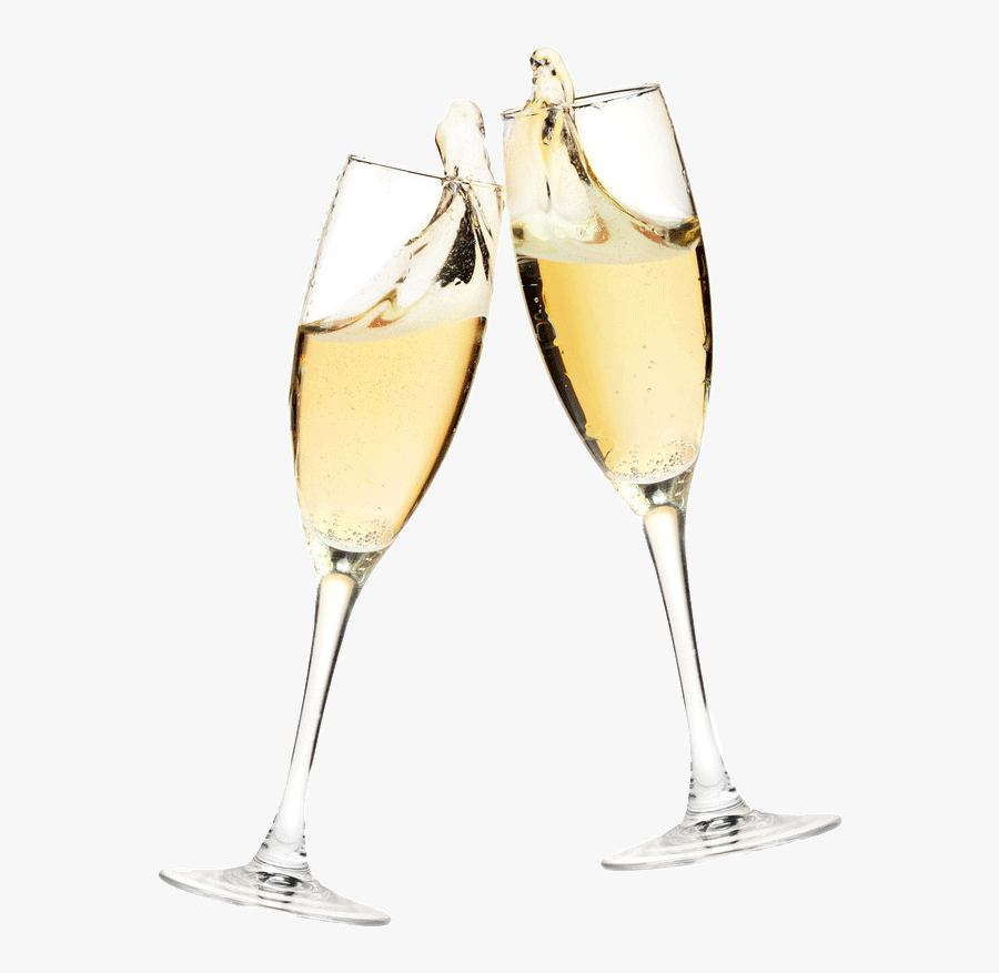 Photography Sparkling Glass Wine Champagne Stock Clipart - 2 Verres De Champagne Entrelacés, Transparent Clipart
