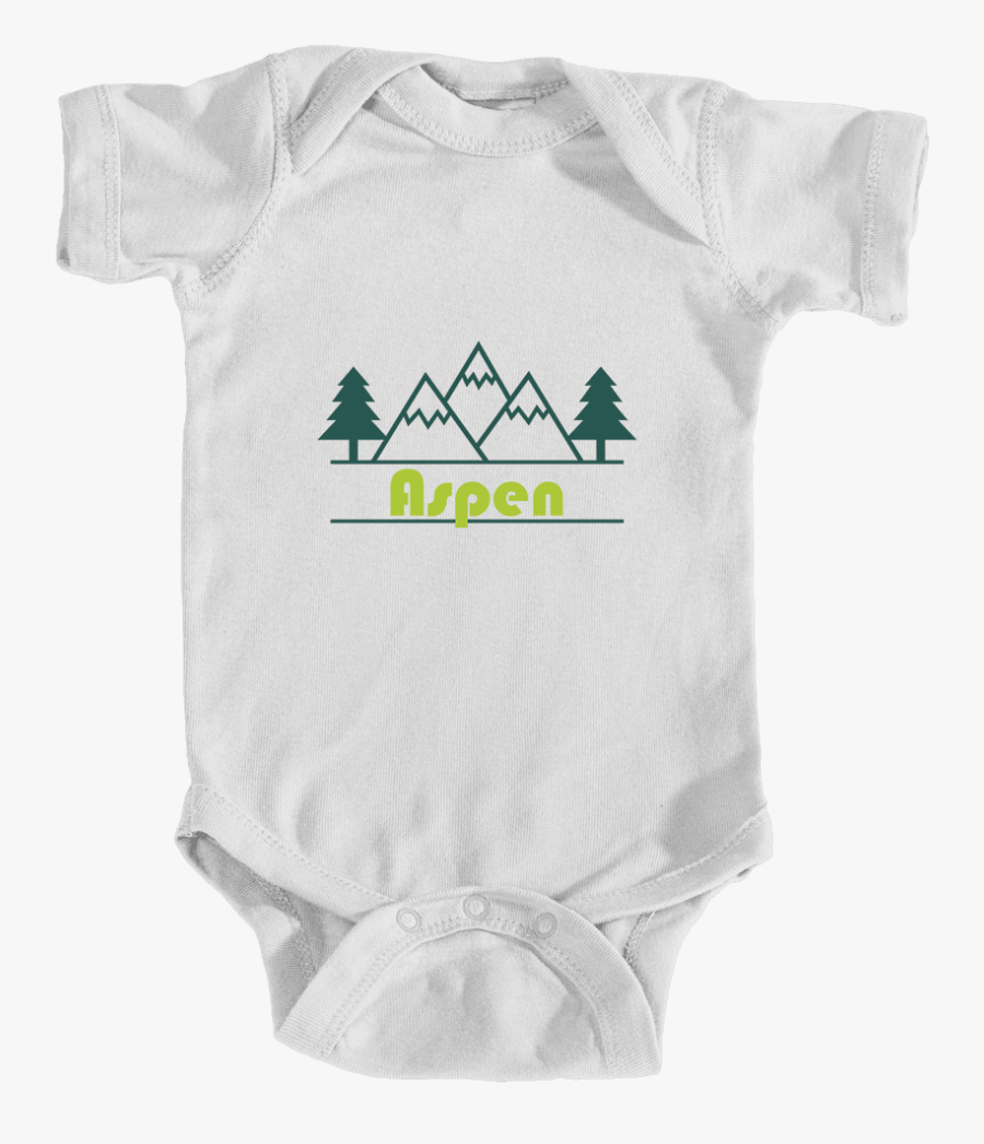 Aspen, Colorado Mountain & Trees In Green - Triangle, Transparent Clipart