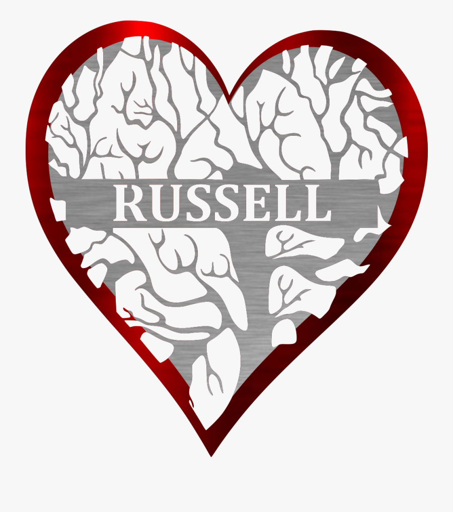 Transparent Heart Tree Png - Decoration Murale Metal, Transparent Clipart