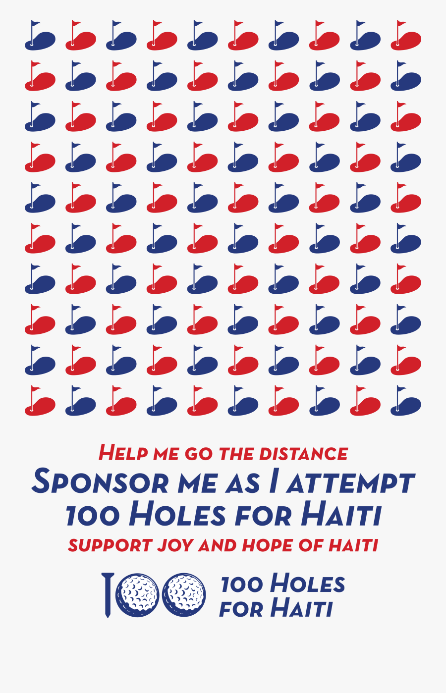 100 Holes For Haiti 100 Holes Image, Transparent Clipart