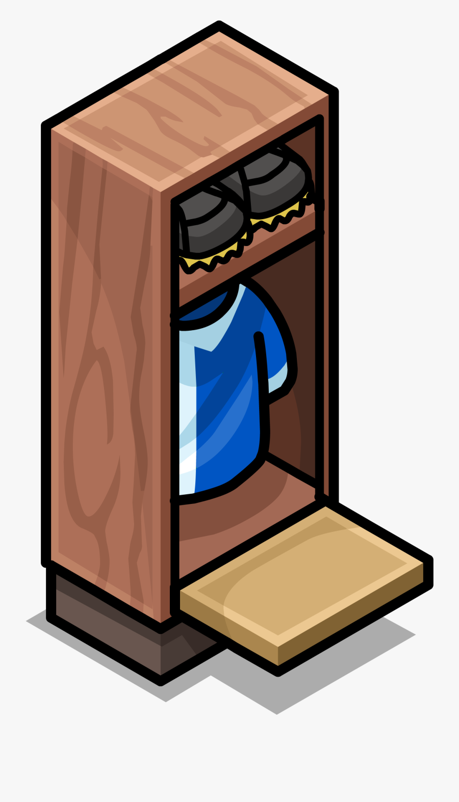 Locker Clipart Pixel Art - Cartoon, Transparent Clipart