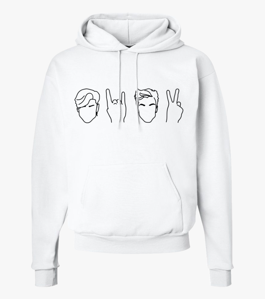 Twins White Dolan Official Transparent Background - Get Your Boyfriend's Hoodie, Transparent Clipart