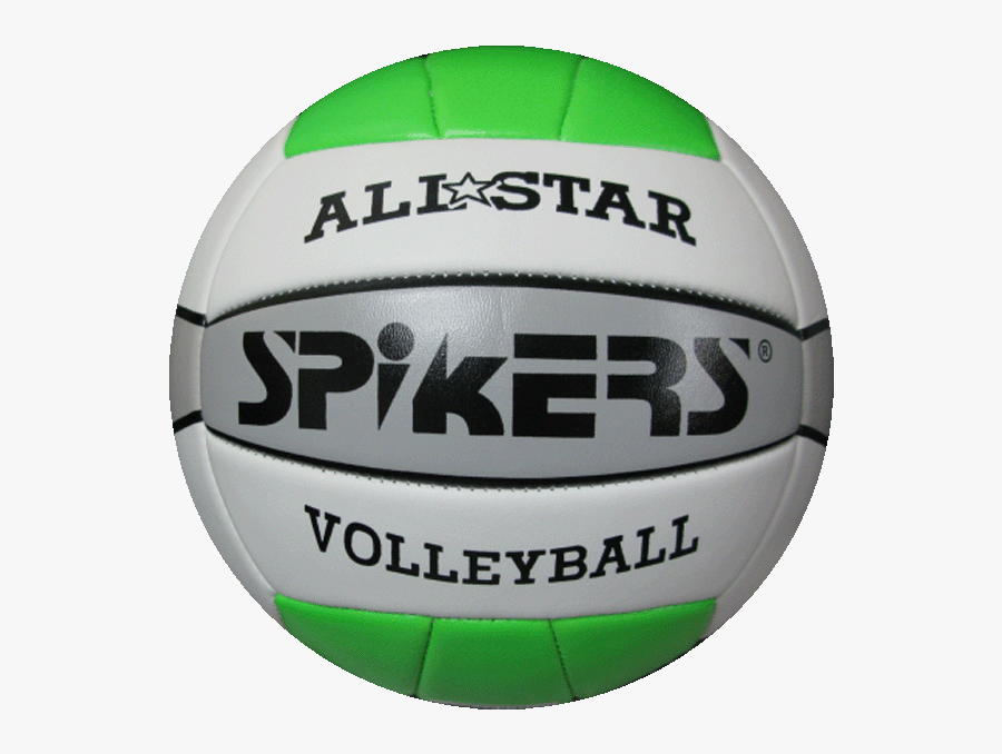 Green And White Volleyball Png - Biribol, Transparent Clipart