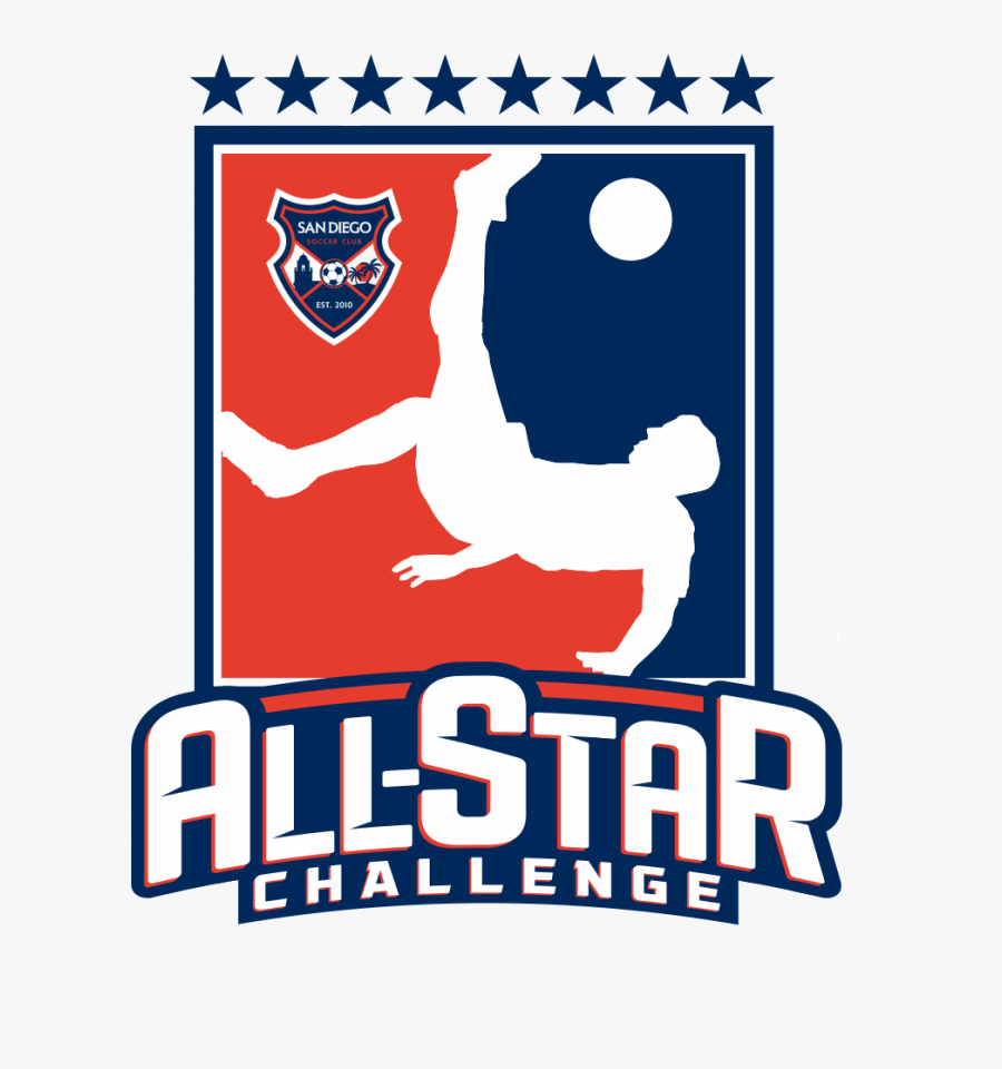 2015 Sdsc All-star Challenge - Logo Soccer All Star, Transparent Clipart