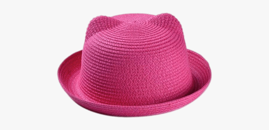 Summertime Pink Pussyhat - Sombreros Coreanos, Transparent Clipart