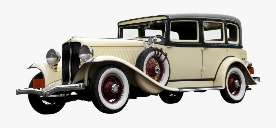 Transparent Limousine Clipart - Vintage Cars Transparent Background, Transparent Clipart