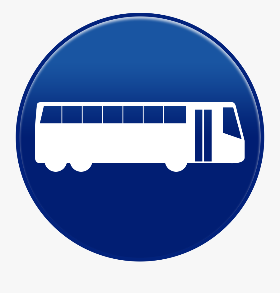 Airport Shuttle, Destin Taxi Amp Limousine Service - Compulsory Bus Stop Sign, Transparent Clipart