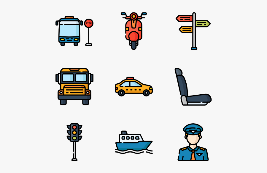 Transportation Vector Bus - Housekeeping Icon Color Solid, Transparent Clipart