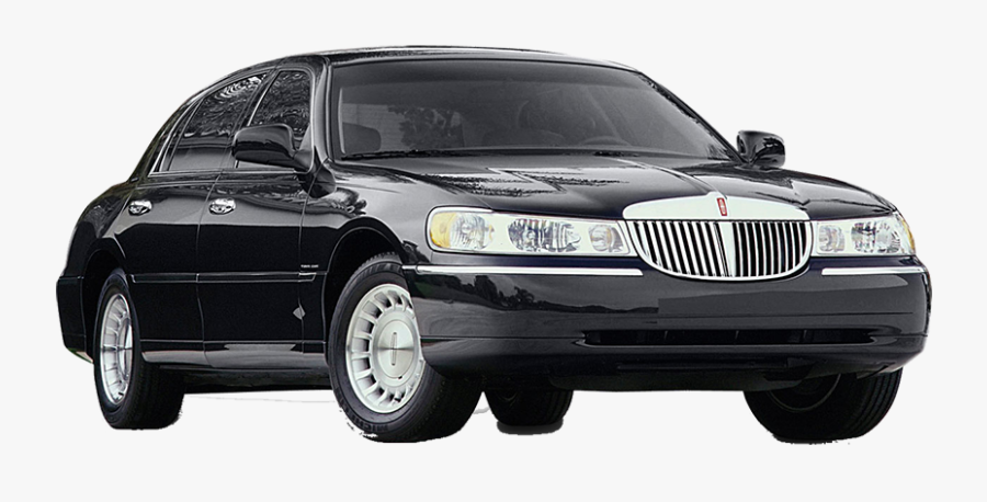 Lincoln Town Car 2000 Dark Blue, Transparent Clipart