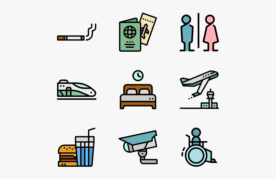 Airport Vector Exterior, Transparent Clipart