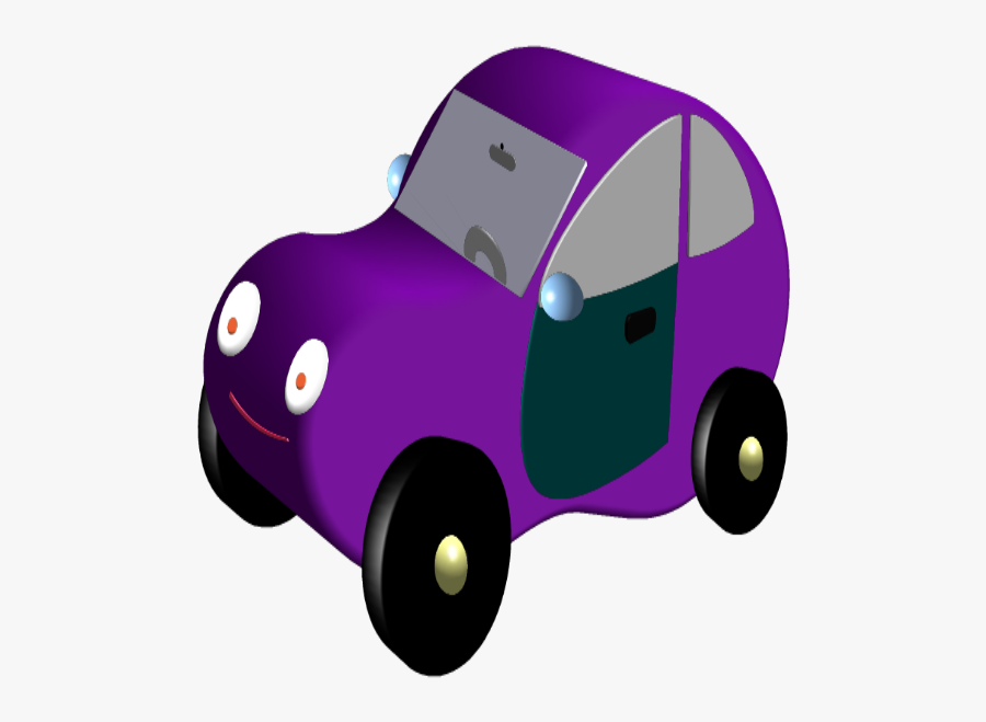 Transportation Clip Art Download - Purple Toy Car Clipart, Transparent Clipart