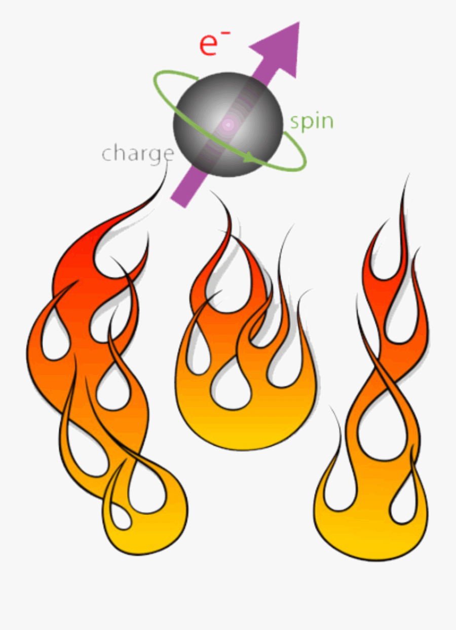 Vector Clip Art By Clipart Design Flames Clipart Vector - Spin Spintronica, Transparent Clipart