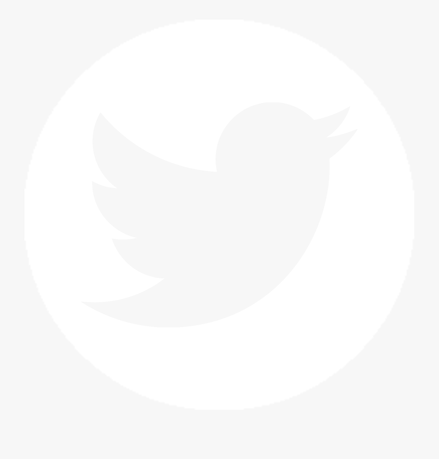 Twitter Round Icon White, Transparent Clipart