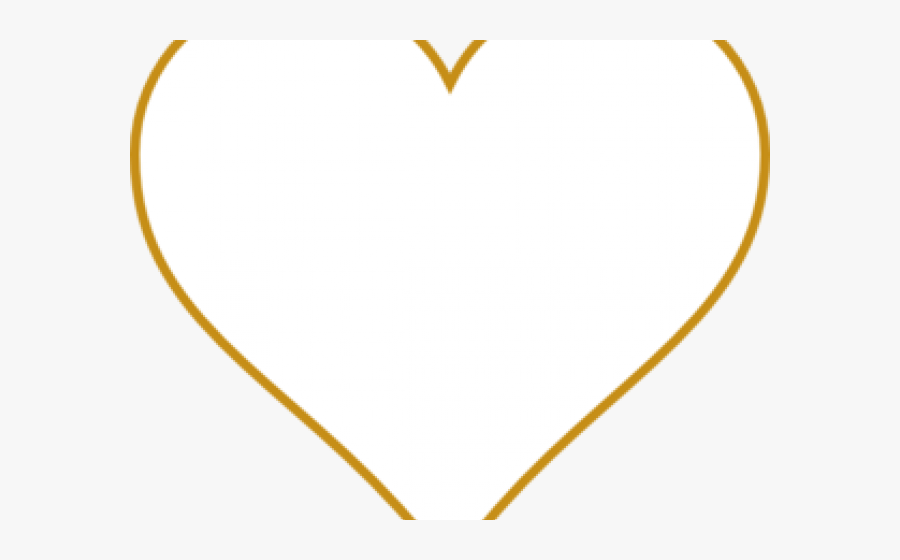 Gold Heart Clipart - Circle, Transparent Clipart