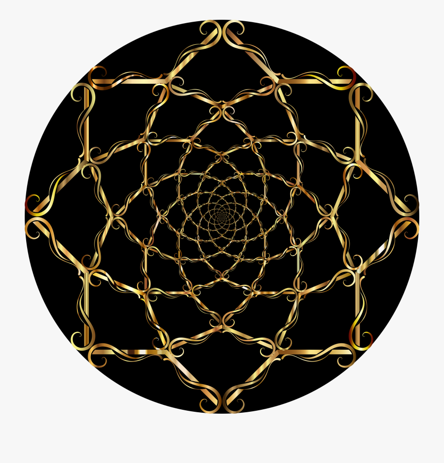 Gold Circle Clipart, Transparent Clipart