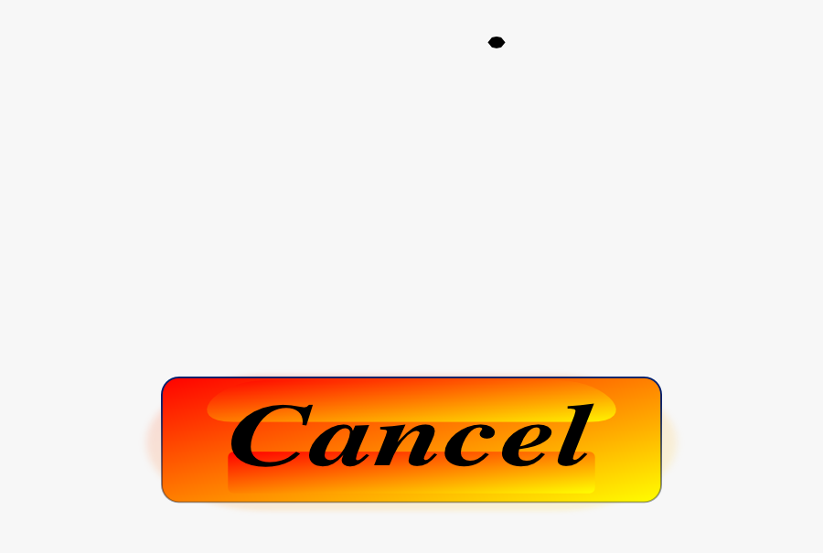 Cancel Button Tt Svg Clip Arts - Amber, Transparent Clipart