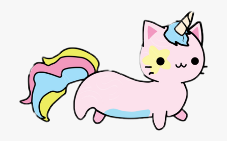 Unicorn Cat Clipart , Png Download - Chat Licorne Kawaii, Transparent Clipart