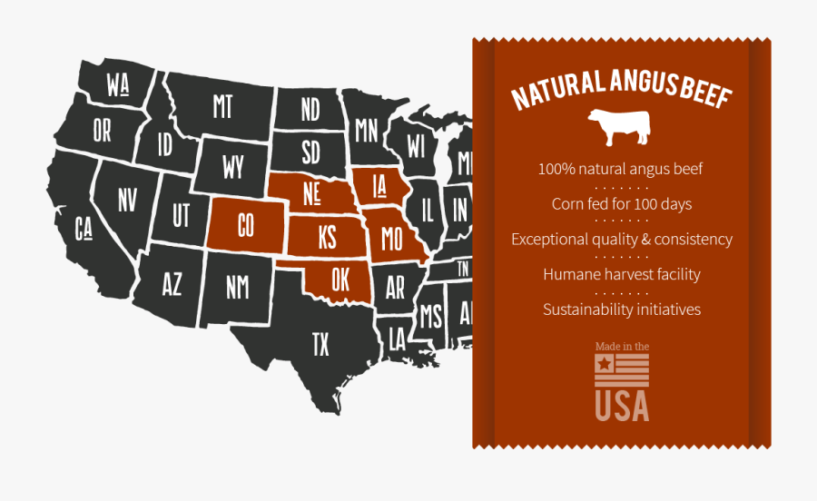 Us Map, Transparent Clipart