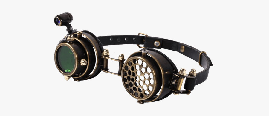 Eye Goggles Sunglasses Aviator Steampunk Download Hq - Glasses Steam Punk Png, Transparent Clipart