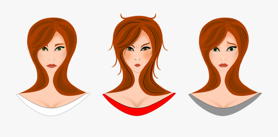 Woman Variability Feelings Emotions Anger Zal - Facial Expression, Transparent Clipart
