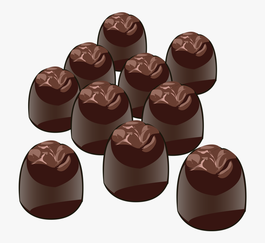 Chocolate Sweets And Drinks - Clipart Chocolats, Transparent Clipart