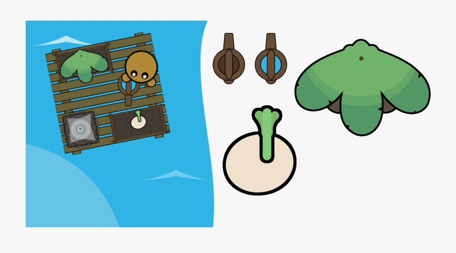 Plantable Coconut Seed Raaaaftiogame Artplantable - Cartoon, Transparent Clipart