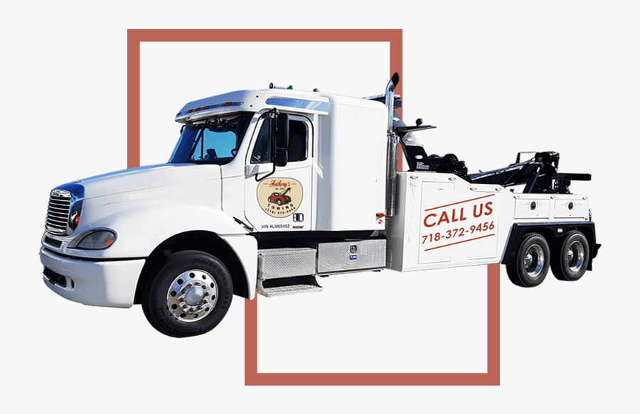 24 Hour Fast & Reliable - Trailer Truck, Transparent Clipart