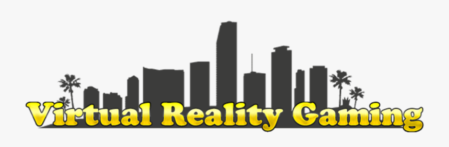 Virtual Reality Video Game Party In Miami Florida - Skyline, Transparent Clipart