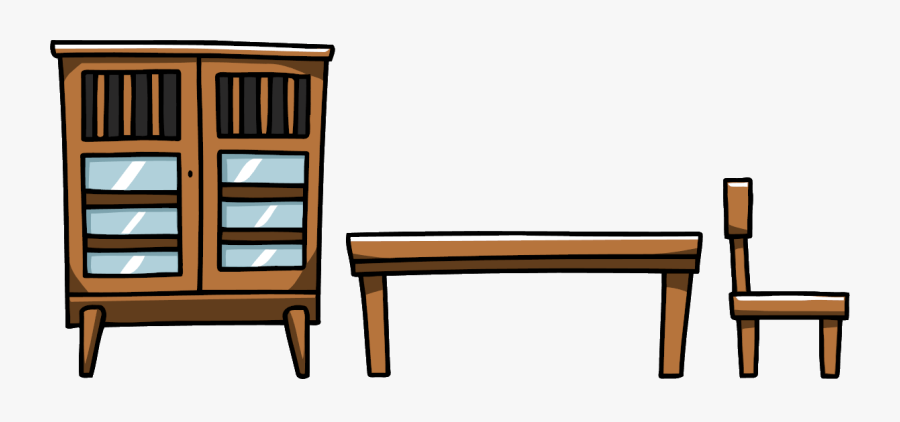 Dining Room - Scribblenauts Desk, Transparent Clipart