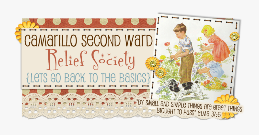 Camarillo Second Ward Relief Society - Cartoon, Transparent Clipart